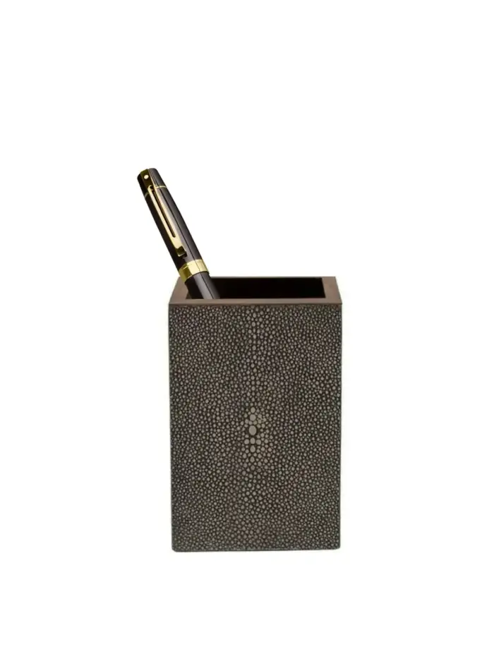 Pigeon and Poodle Manchester Brush Holder, Dark Mushroom