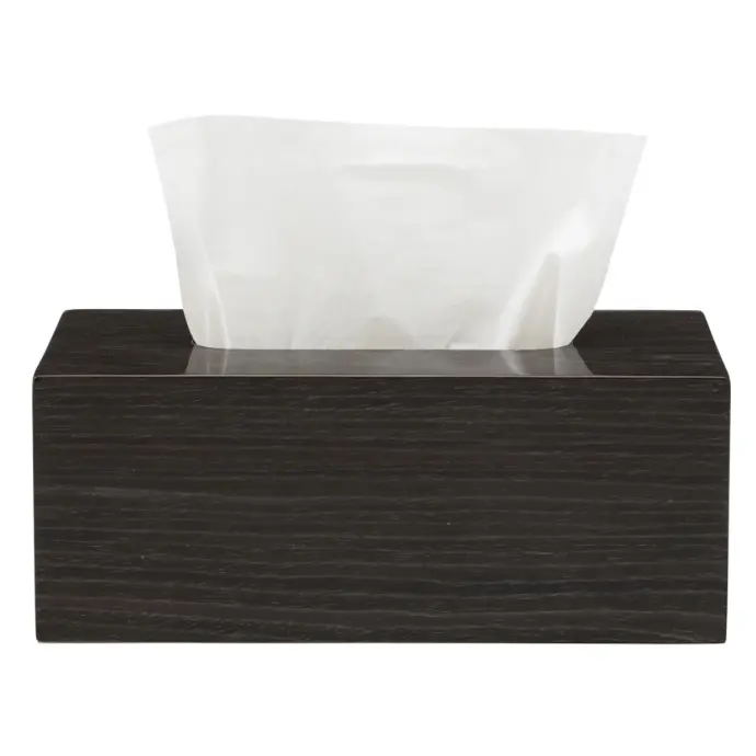Pigeon and Poodle Westerly Rect. Tissue Box, Dark Oak