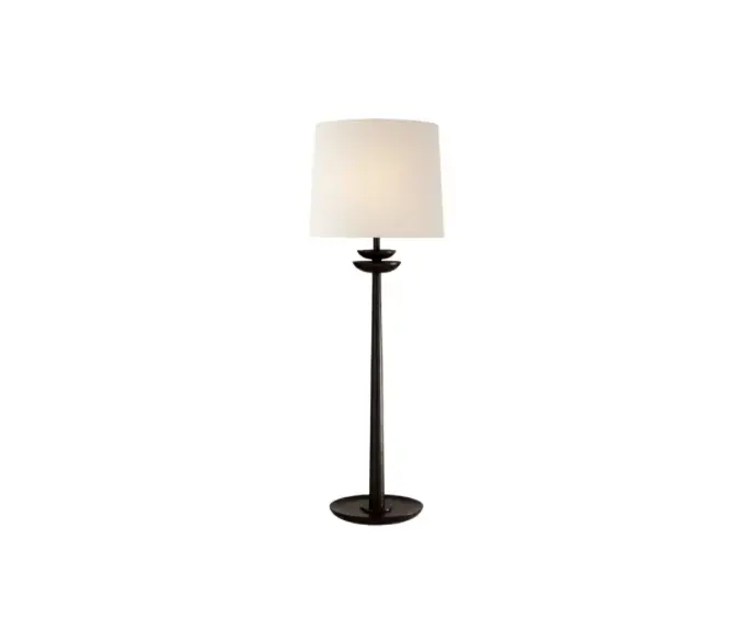 Visual Comfort Beaumont Medium Buffet Table Lamp in Aged Iron  