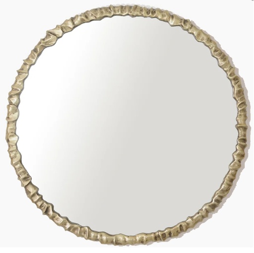[TDH502] Soft Mirror Frame Material: PU  Frame Color: Champagne silver