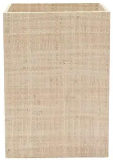 [TDH1132] Pigeon and Poodle Ghent Square Wastebasket, Natural