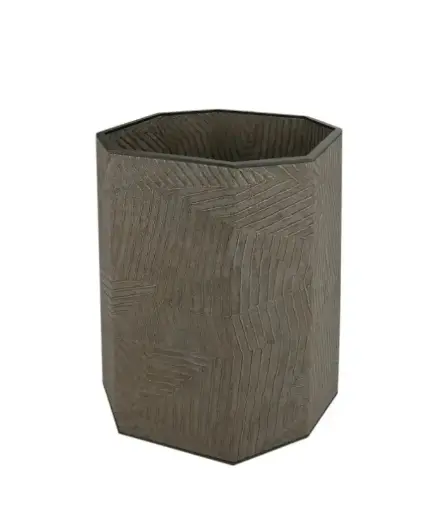 [TDH1156] Laura Hammett Living Elemental Waste Paper Bin - Bronze 