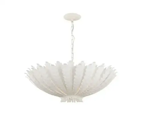 [TDH570] Visual Comfort Hampton Medium Chandelier in Plaster White 