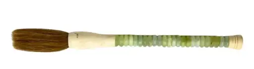 [TDH1658] Soft Calligraphy Brush - Light Green Marbel 