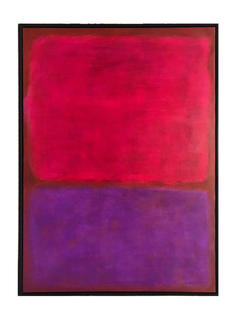 Soft Ruby Violet Painting