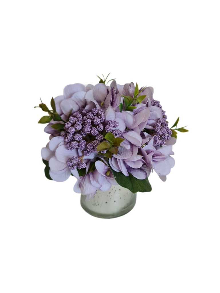 Soft Lavender and Hydrangea