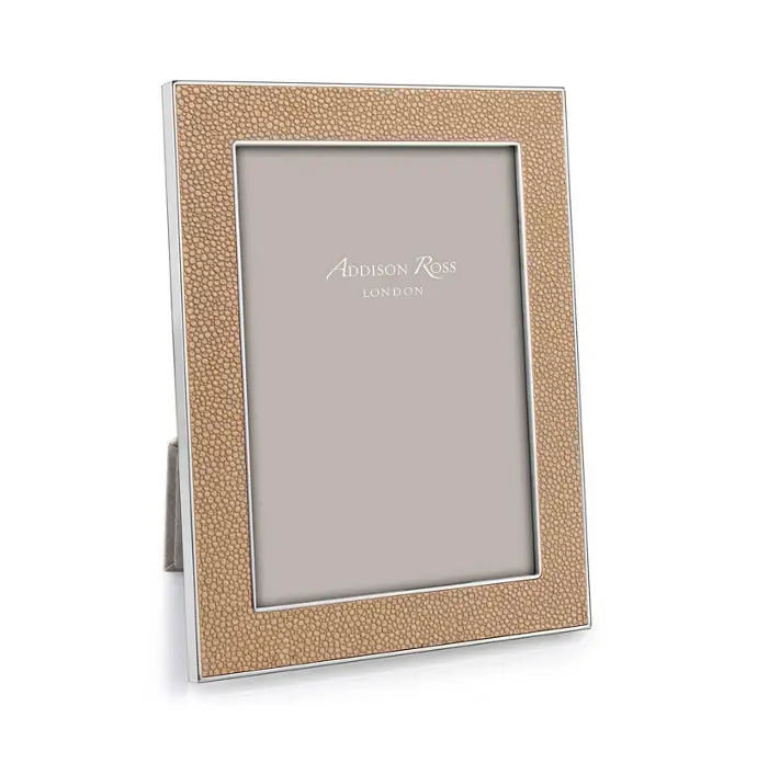 Addison Ross Sand Shagreen & Silver Frame 5x7