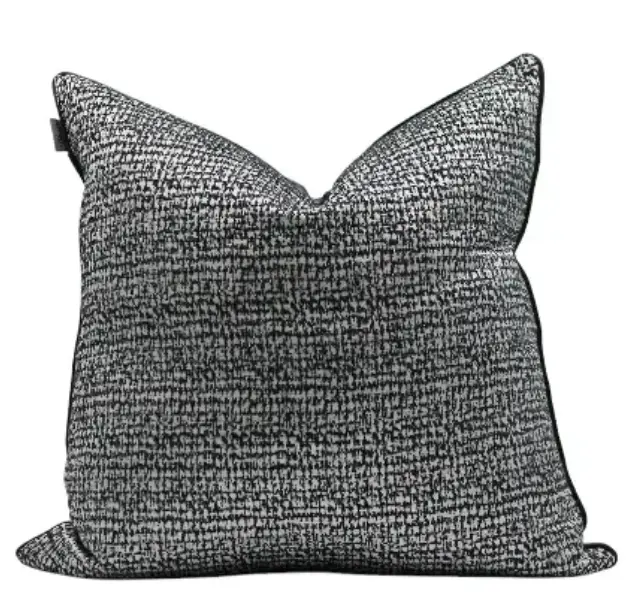 Soft Charcoal Tweed Cushion