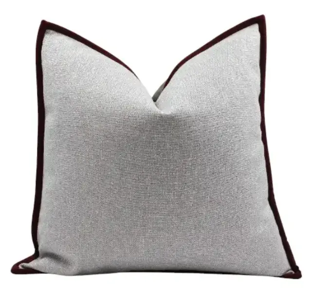 Soft Ashen Burgundy Cushion