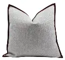 Soft Ashen Burgundy Cushion