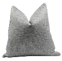 Soft Textura silver silk cushion