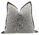 Soft Black Plush Cushion