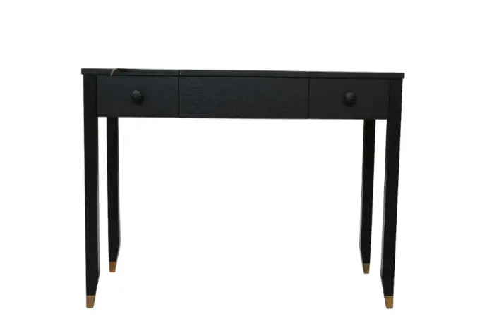 خزانة من اليمينتس، خشب بلوط أحمر، خشب رقائقي مع خشب بلوط، لون أسود بول