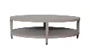 Elements Oval Coffee, Table Red Oak+Plywood  With Red Oak Veneer,Color Pending