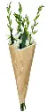 Laura Hammett White Gladiolas Spray , Large