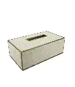Laura Hammett Living Elemental Tissue Box, Rectangular - Ivory 