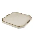 Laura Hammett Living Elemental Square Tray - Ivory 