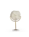 Soft Coral White Large With Marble Base - L