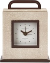 Addison Ross Ecru Faux Shagreen Carriage Clock