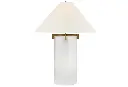 Visual Comfort Brooks Table Lamp in Crystal & Gilded Iron 