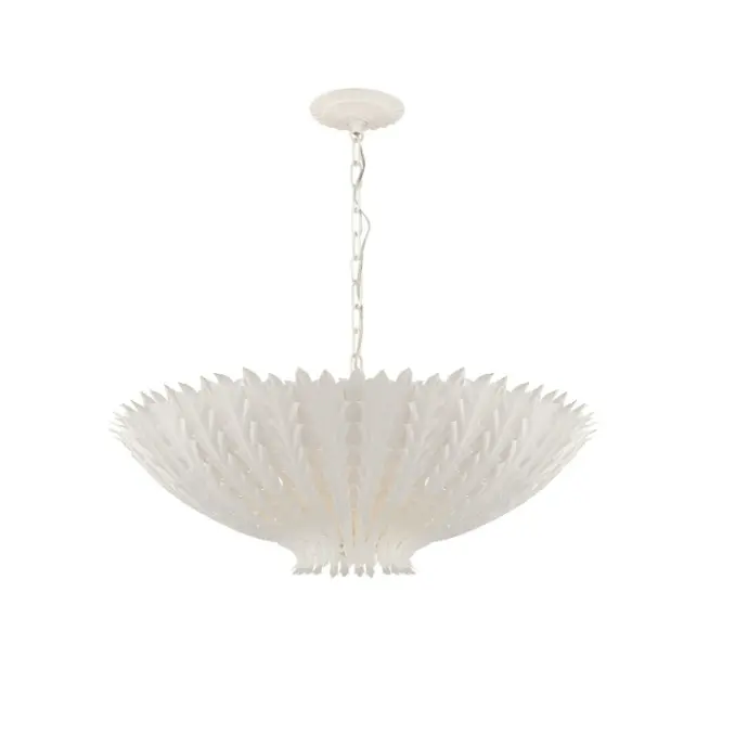 Visual Comfort Hampton Medium Chandelier in Plaster White 