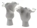 Soft White Vase L