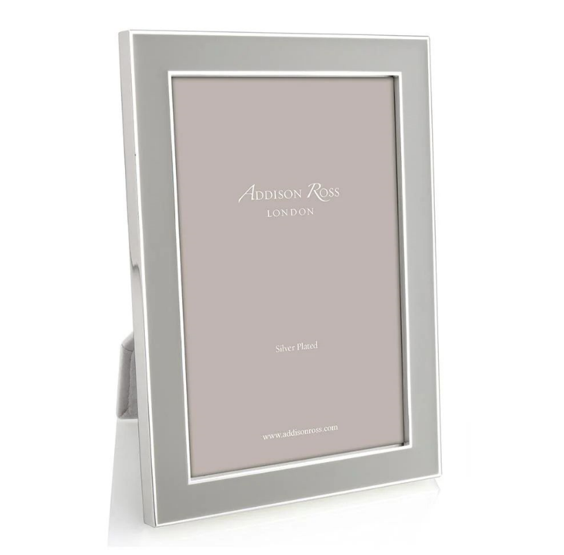 Addison Ross Chiffon Enamel & Silver Frame 8x10