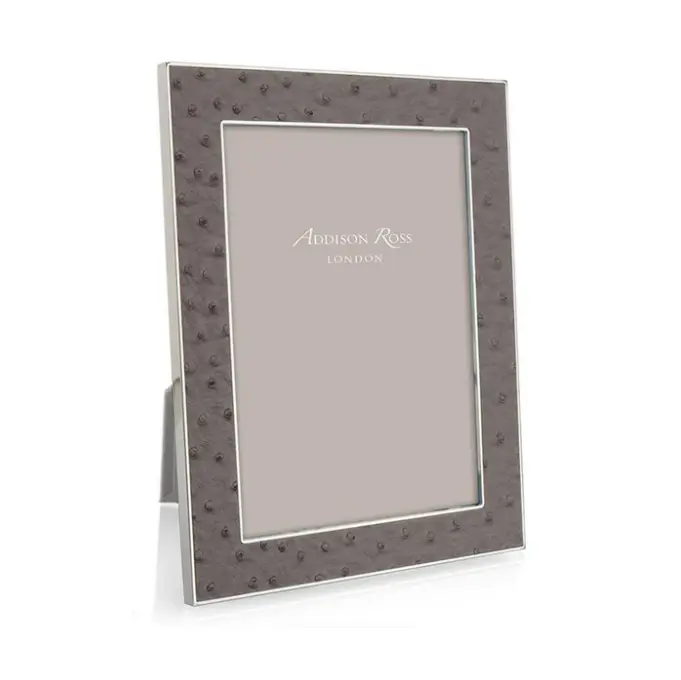 Addison Ross Urban Ostrich & Silver Frame 5x7 