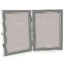 Addison Ross Chiffon Enamel & Silver Double Frame 5x7