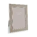 Addison Ross Shadow Ostrich & Silver Frame 5x7