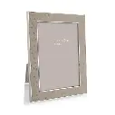 Addison Ross Shadow Ostrich & Silver Frame  4x6