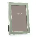 Addison Ross Pale Sage Green Enamel & Silver Frame 4x6