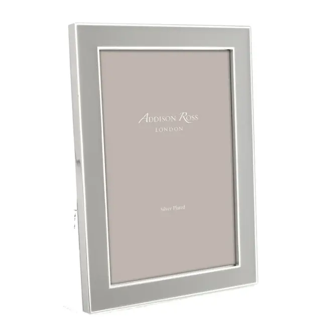 Addison Ross Chiffon Enamel & Silver Frame  4x6