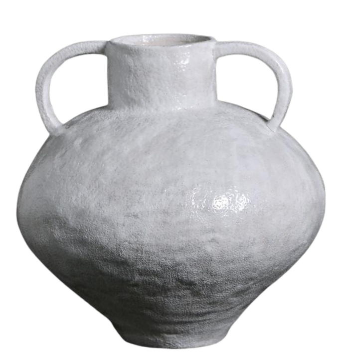 Soft Vintage White Vase