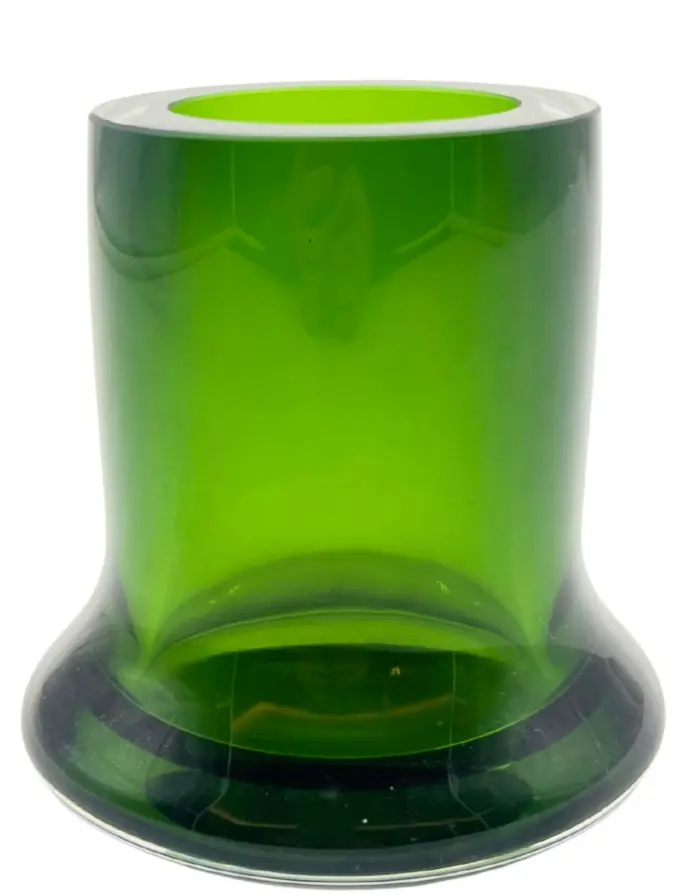 Soft Green Haze Bamboo Wax Cup Small 