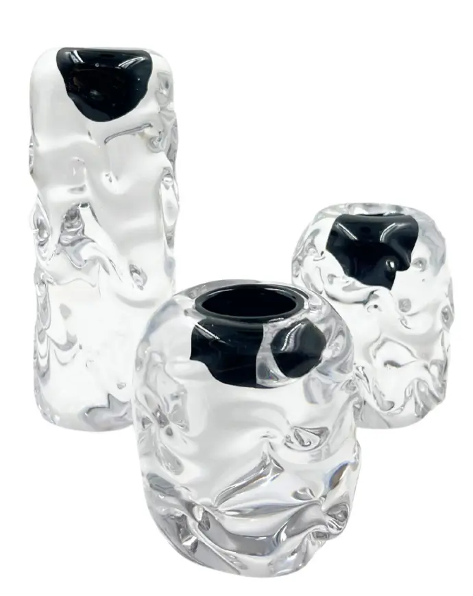 Soft Moon God Ink Dot Candle Holder Medium