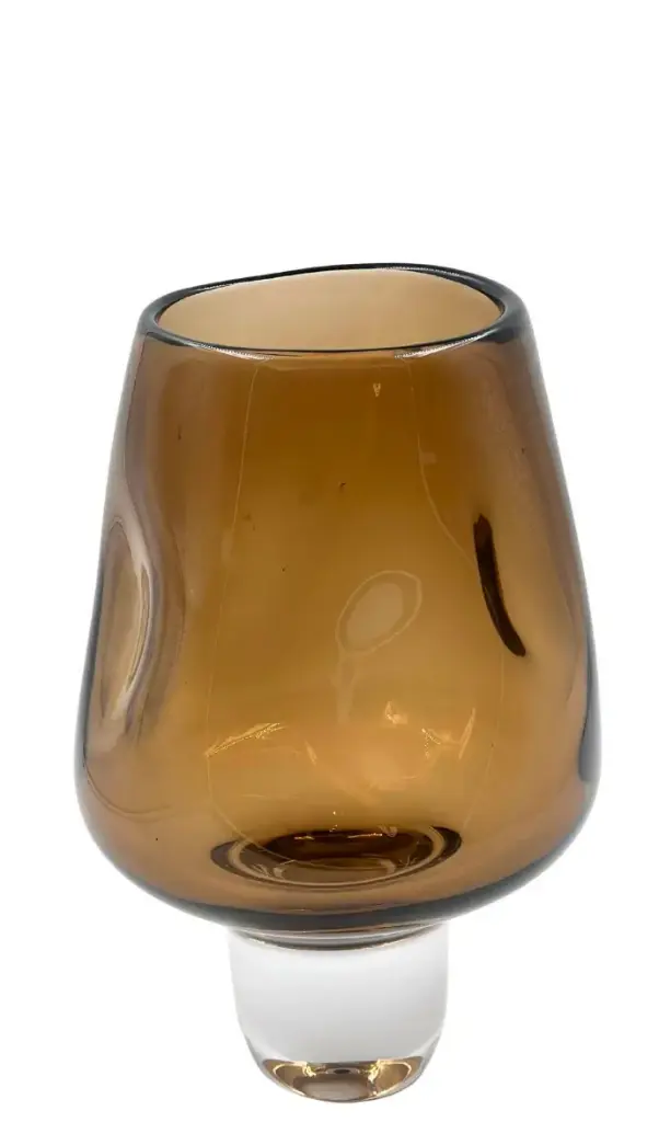 Soft Chocolate Colored Flower Ware