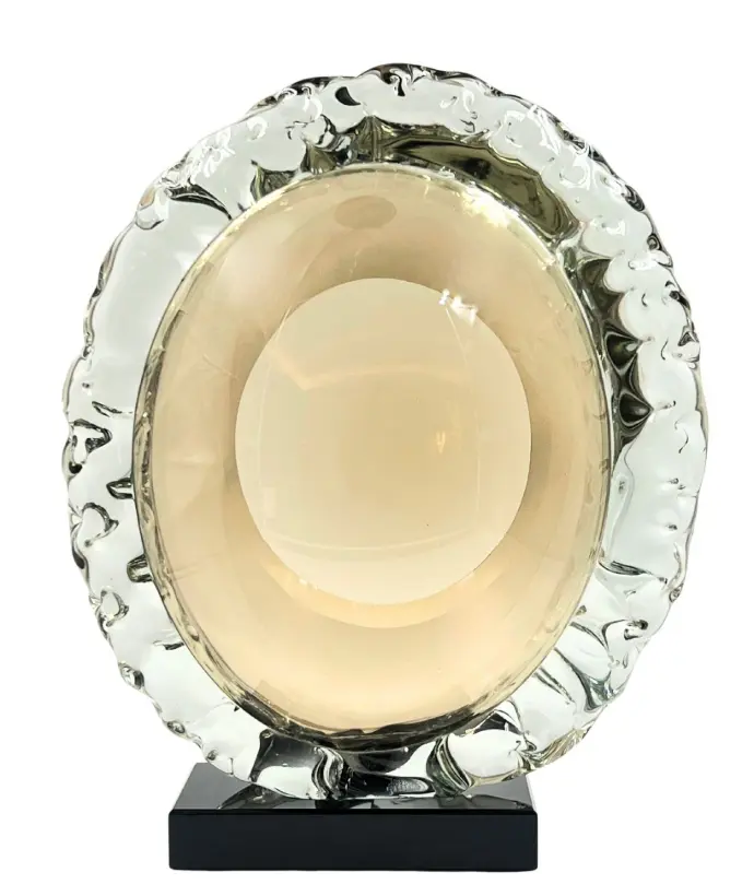 سوفت - مزهرية صغيرة بلون عسلي