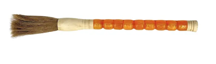 Soft Calligraphy Brush - Marbel Orange 