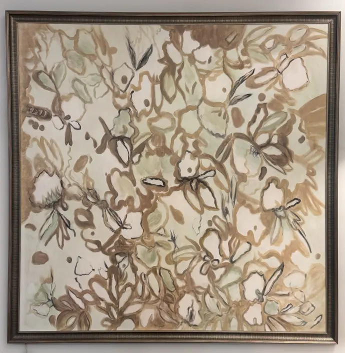 Soft Painting Gold Leaf 150*150 CM  