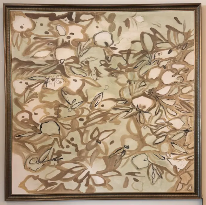 Soft Painting Gold Leaf 150*150 CM