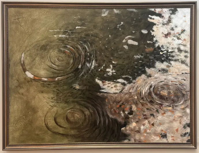 Soft Painting Gold Leaf 200*150 CM  