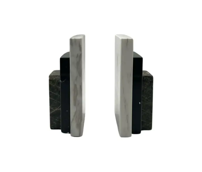 Soft Marble Bookends 