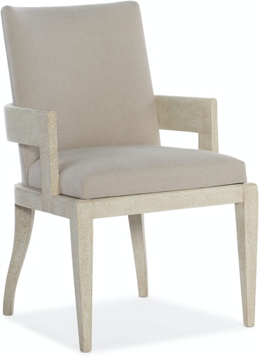[TDH452] Hooker Cascade Upholstered Dining Arm Chair