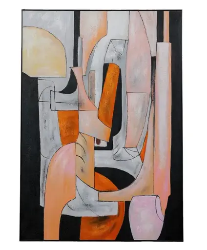 [TDH528] "إطار من سبائك الألومنيوم بلوحة جدارية + حرفة قماشية: مرسومة يدويًا" من سوفت 