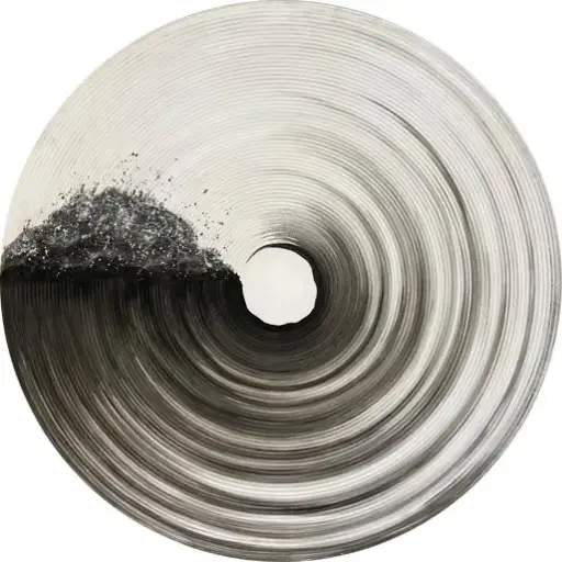 [TDH536] Soft Wall Art Canvas Hand Painted (Circle)