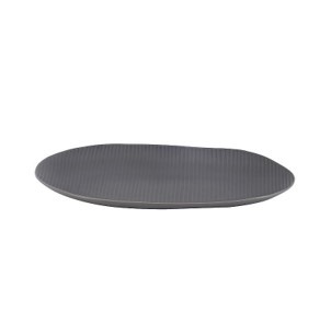 [TDH238] Soft GRAY CERAMIC PLATE