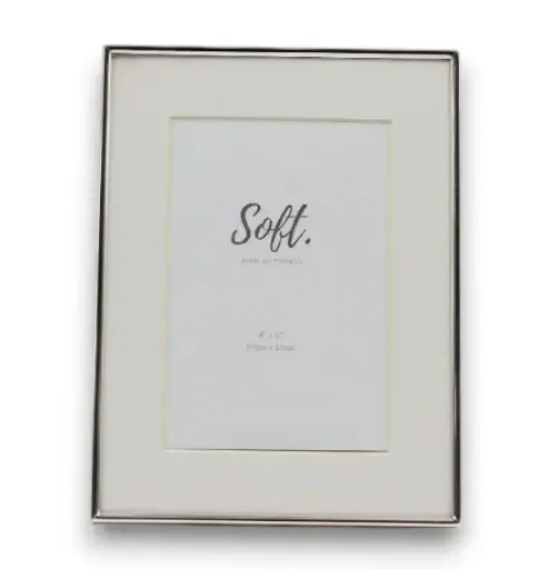 [TDH786] Soft Classic Silver Thin Frame M