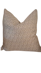 [TDH1022] Soft Textura olive silk cushion