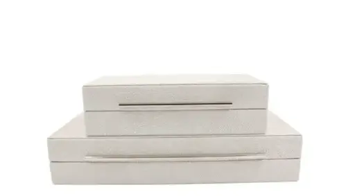 [TDH1100] Soft White Box L Silver